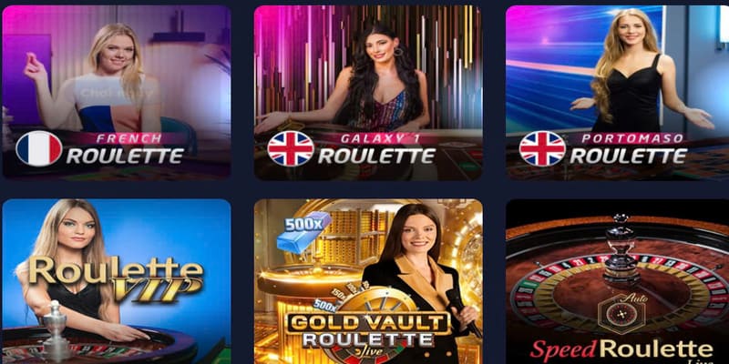 Các sảnh Roulette đẳng cấp tại DA88